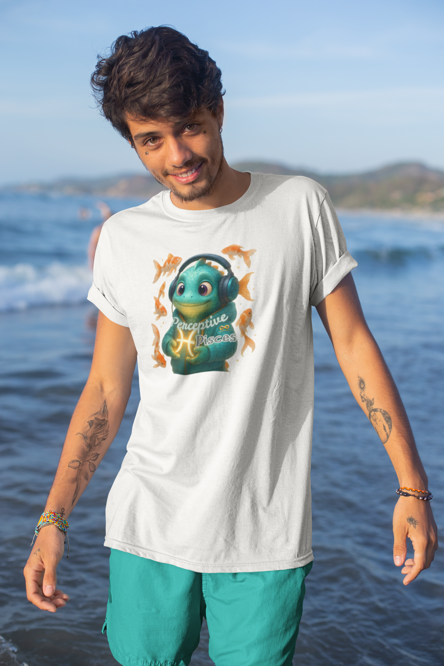 Perceptive Pisces Men's Classic Crew T-Shirt