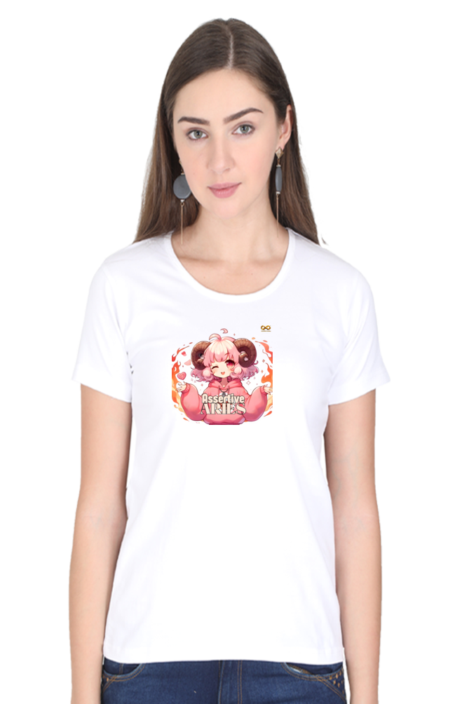 Assertive Aries Women's Classic Crew T-Shirt