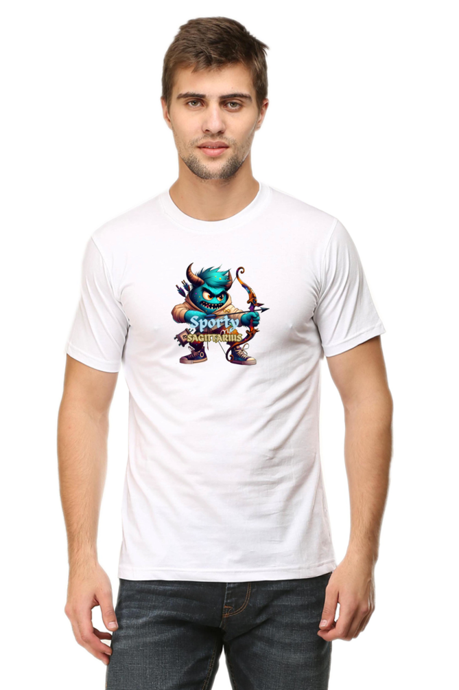 Sporty Sagittarius Men's Classic Crew T-Shirt