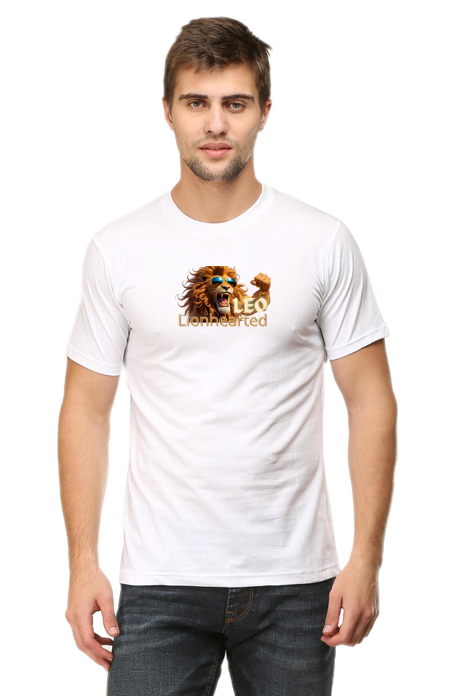 Lionhearted Leo Men's Classic Crew T-Shirt