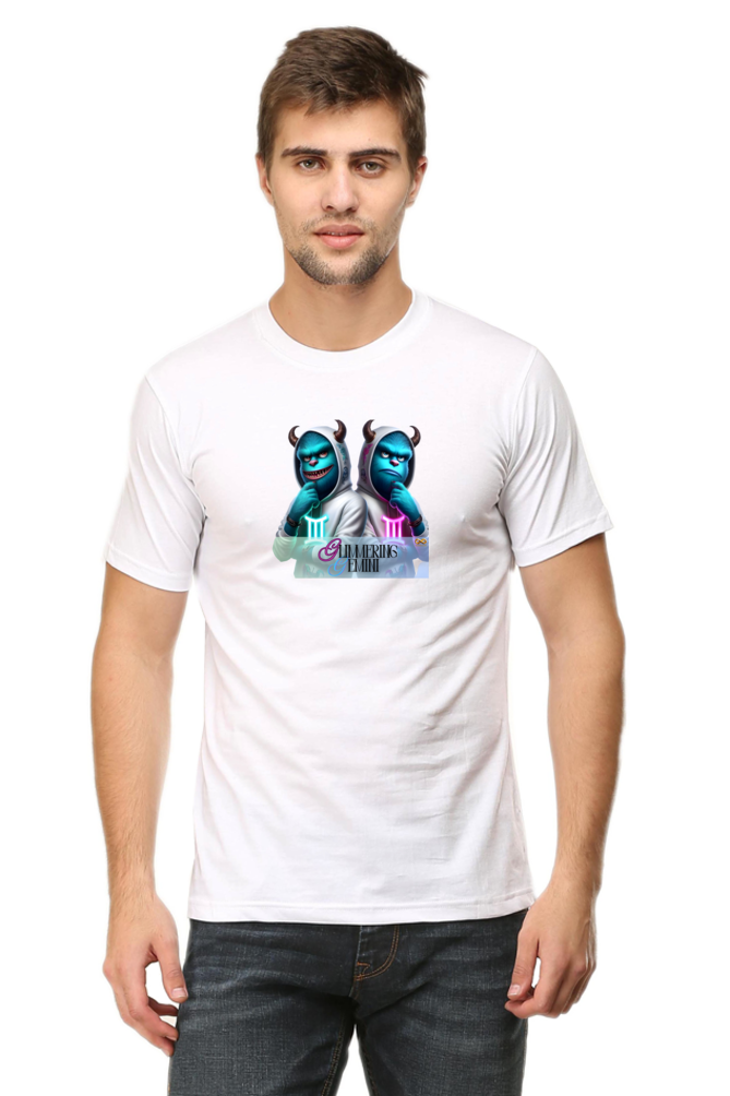 Glimmering Gemini Men's Classic Crew T-Shirt