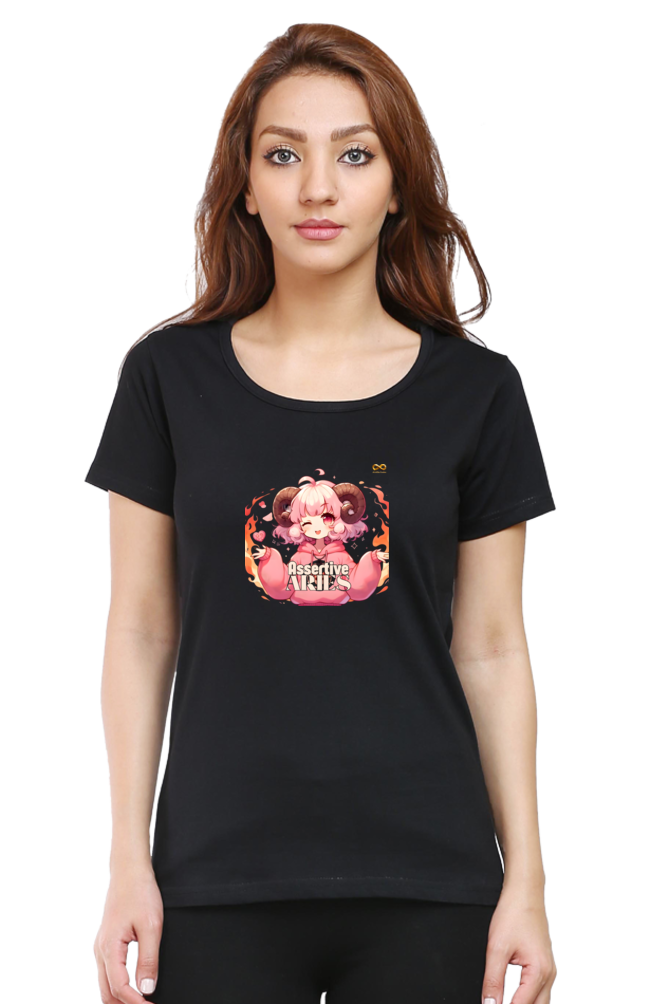 Assertive Aries Women's Classic Crew T-Shirt