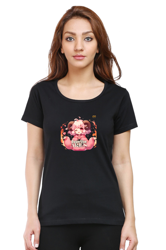 Assertive Aries Women's Classic Crew T-Shirt