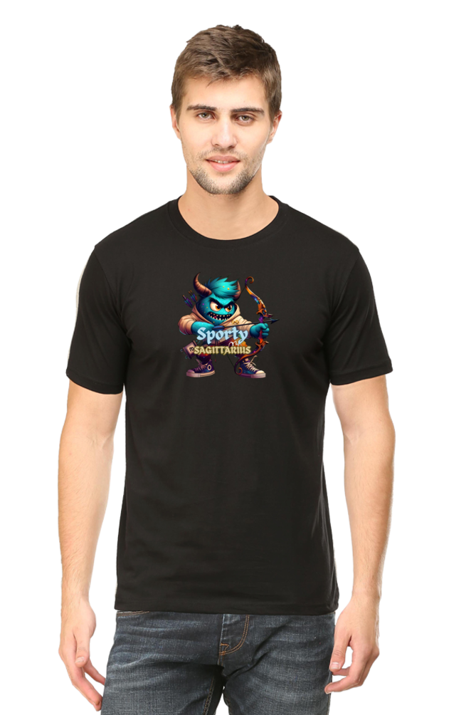 Sporty Sagittarius Men's Classic Crew T-Shirt