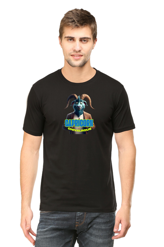 Chivalrous Capricorn Men's Classic Crew T-Shirt