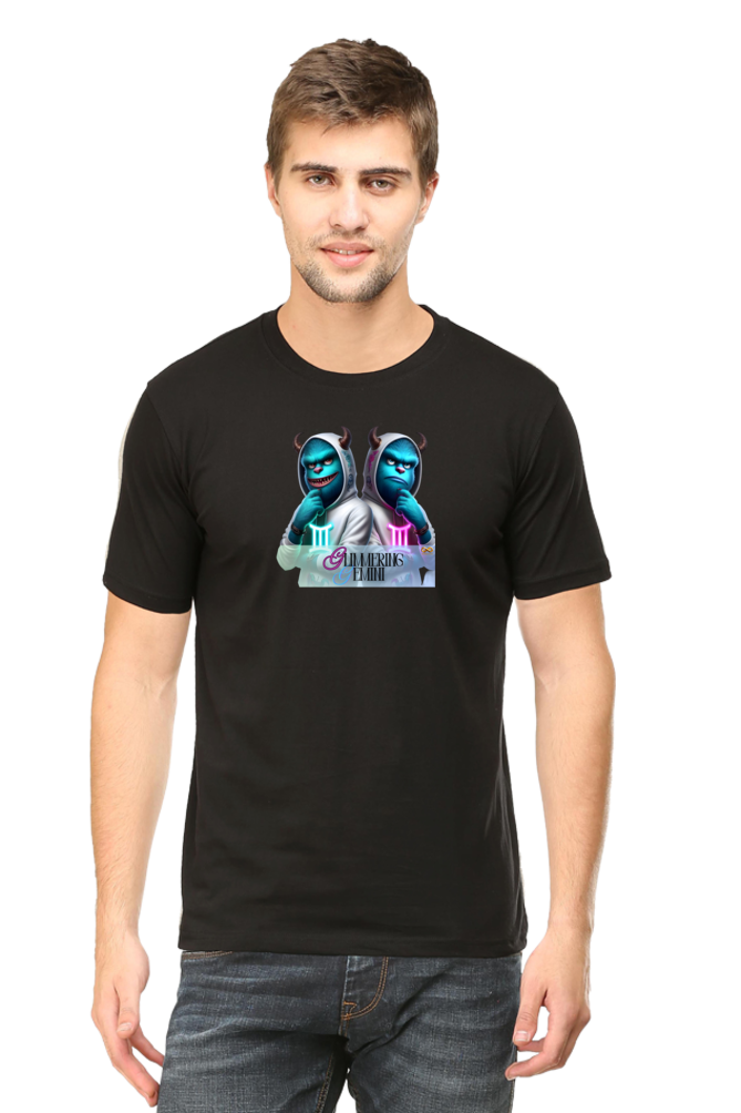 Glimmering Gemini Men's Classic Crew T-Shirt