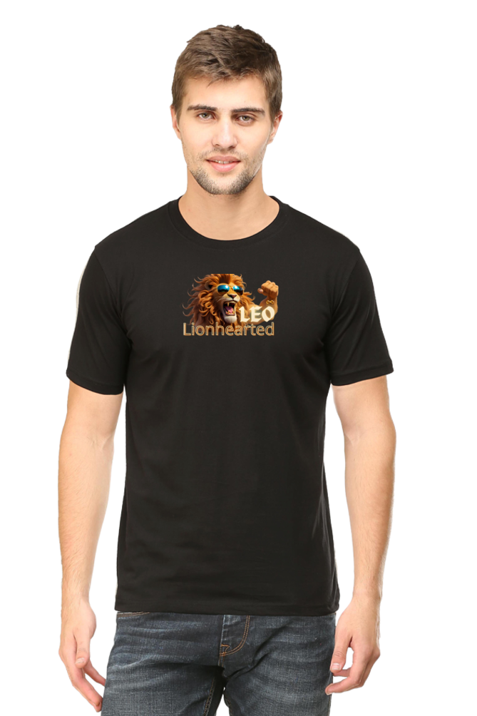 Lionhearted Leo Men's Classic Crew T-Shirt