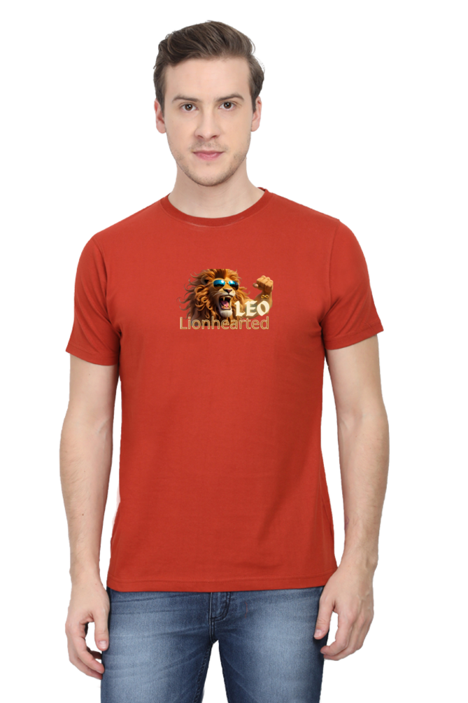 Lionhearted Leo Men's Classic Crew T-Shirt