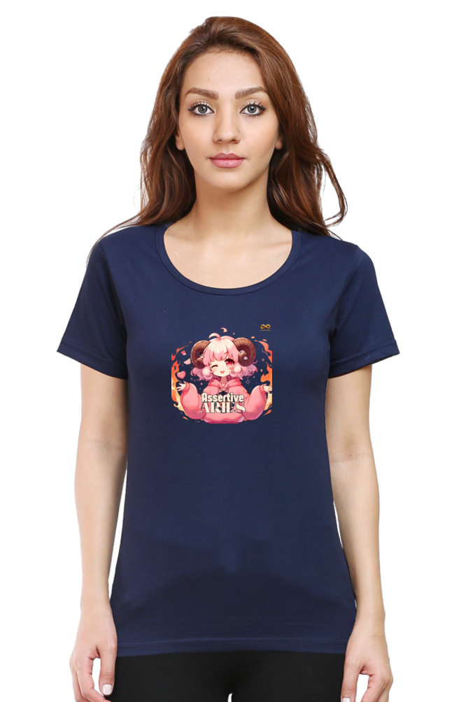 Assertive Aries Women's Classic Crew T-Shirt