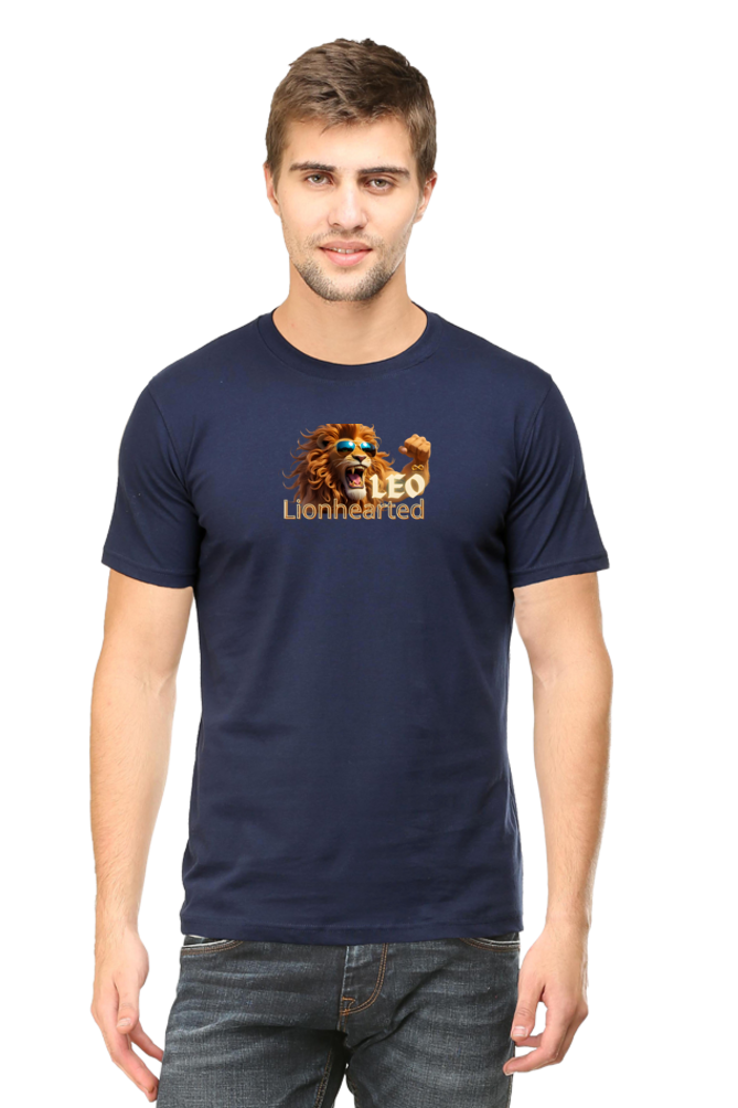 Lionhearted Leo Men's Classic Crew T-Shirt