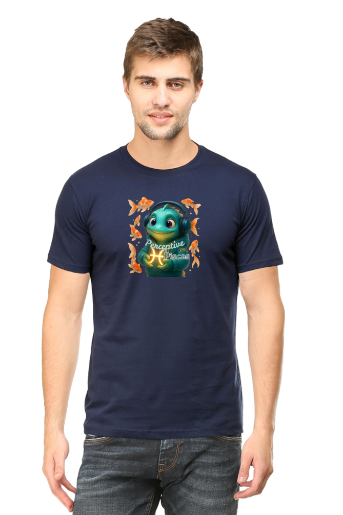 Perceptive Pisces Men's Classic Crew T-Shirt
