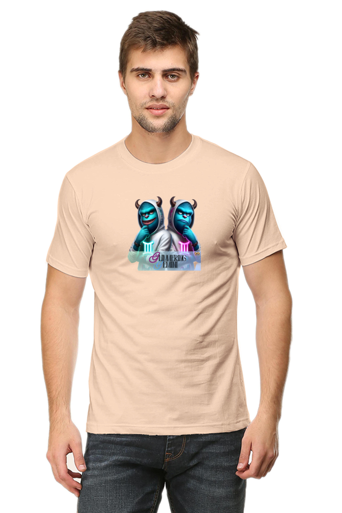 Glimmering Gemini Men's Classic Crew T-Shirt