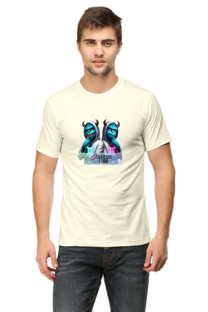 Glimmering Gemini Men's Classic Crew T-Shirt