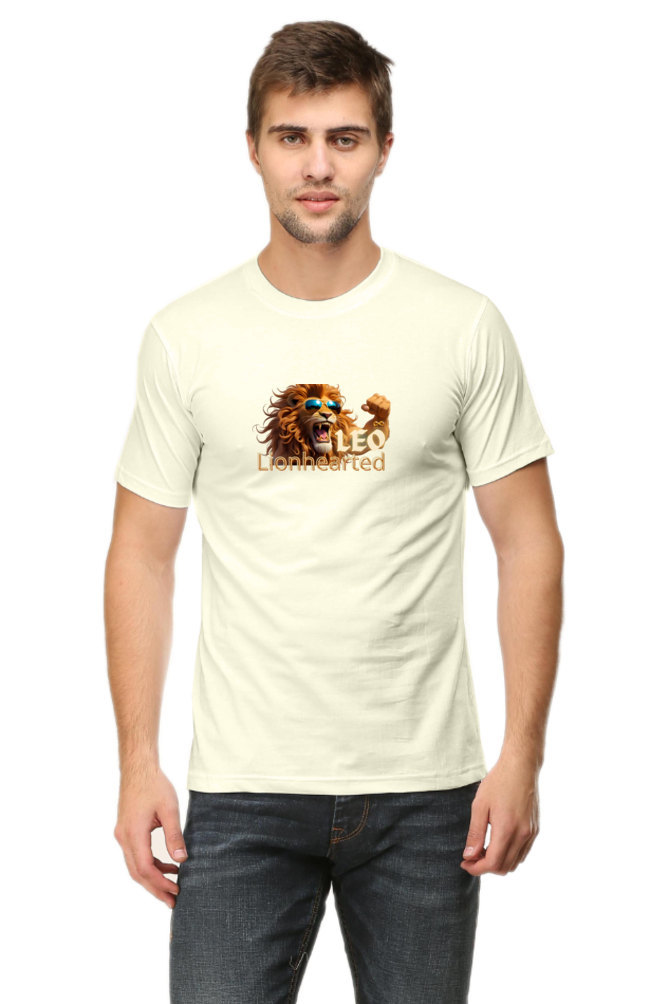 Lionhearted Leo Men's Classic Crew T-Shirt