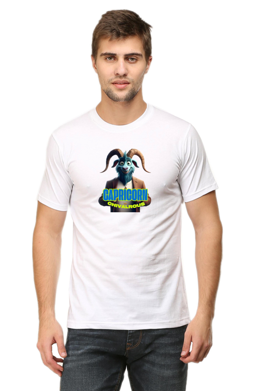 Chivalrous Capricorn Men's Classic Crew T-Shirt