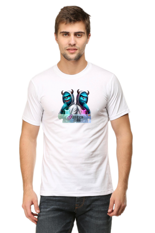 Glimmering Gemini Men's Classic Crew T-Shirt