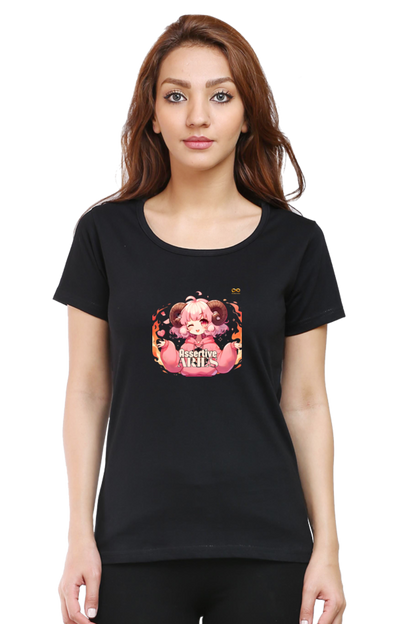 Assertive Aries Women's Classic Crew T-Shirt