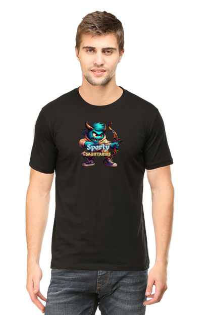 Sporty Sagittarius Men's Classic Crew T-Shirt