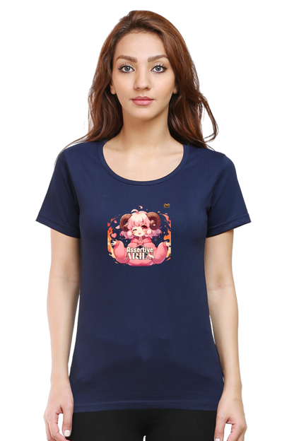 Assertive Aries Women's Classic Crew T-Shirt