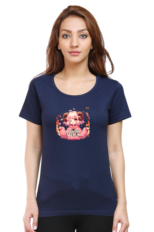 Assertive Aries Women's Classic Crew T-Shirt