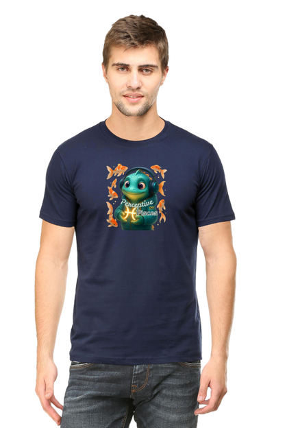Perceptive Pisces Men's Classic Crew T-Shirt