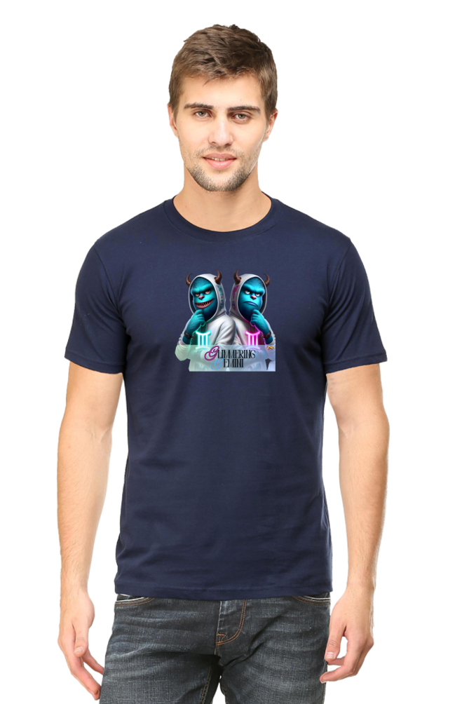 Glimmering Gemini Men's Classic Crew T-Shirt