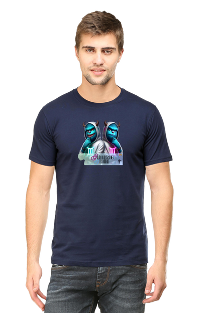 Glimmering Gemini Men's Classic Crew T-Shirt
